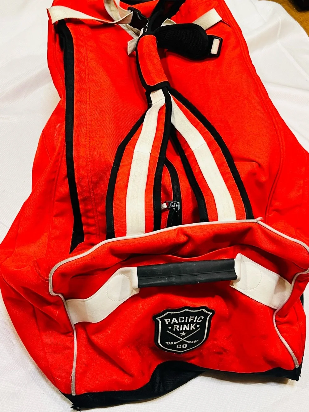 Pacific Rink Player Hockey Bag Junior Red Color